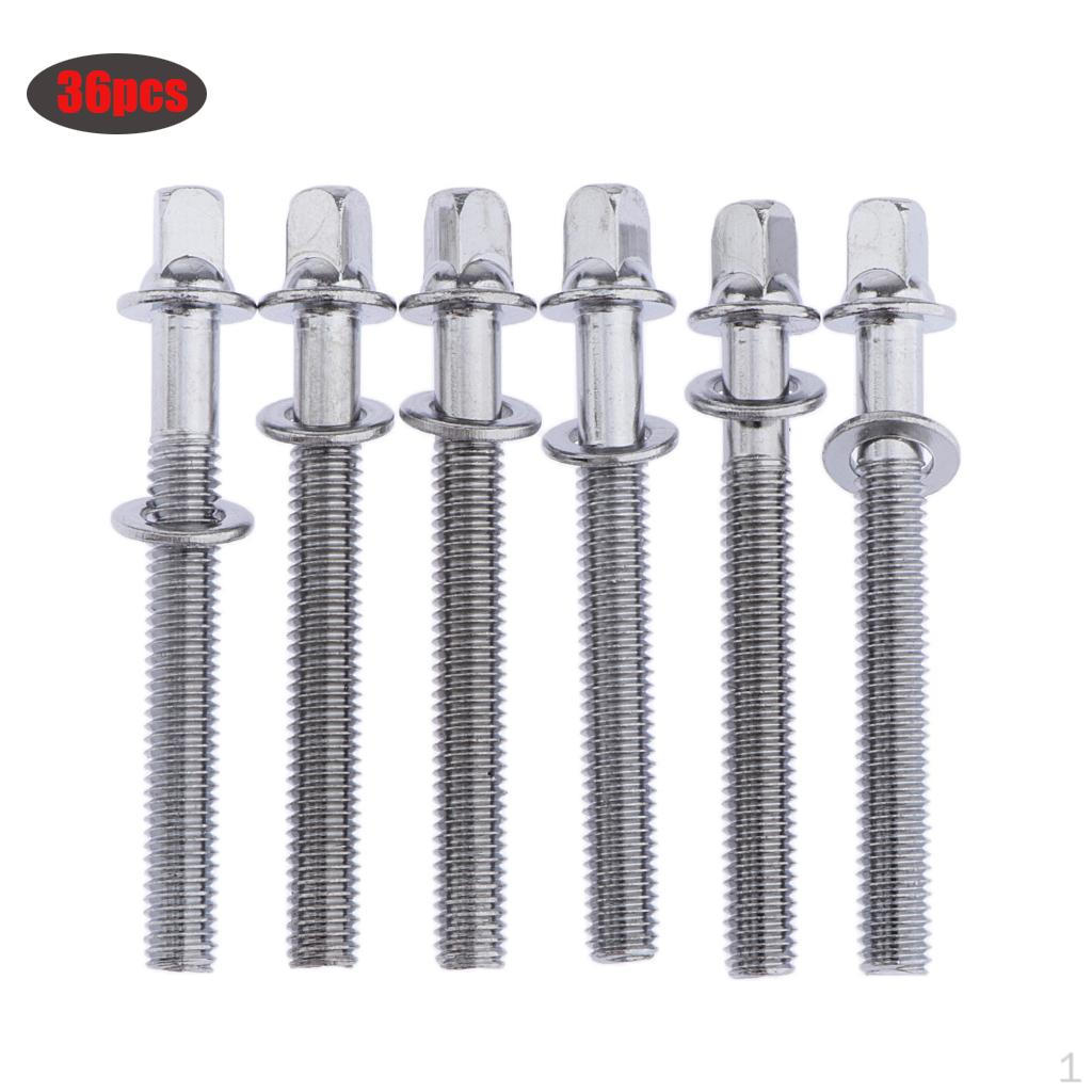 

36 штук 60 мм стержней натяжения барабана с шайбами / винтами