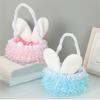 Versatile and Durable Woven Floral Basket Handmade Storage Baskets Lovely and Sustainable Rabbit Themed Home Accessories
