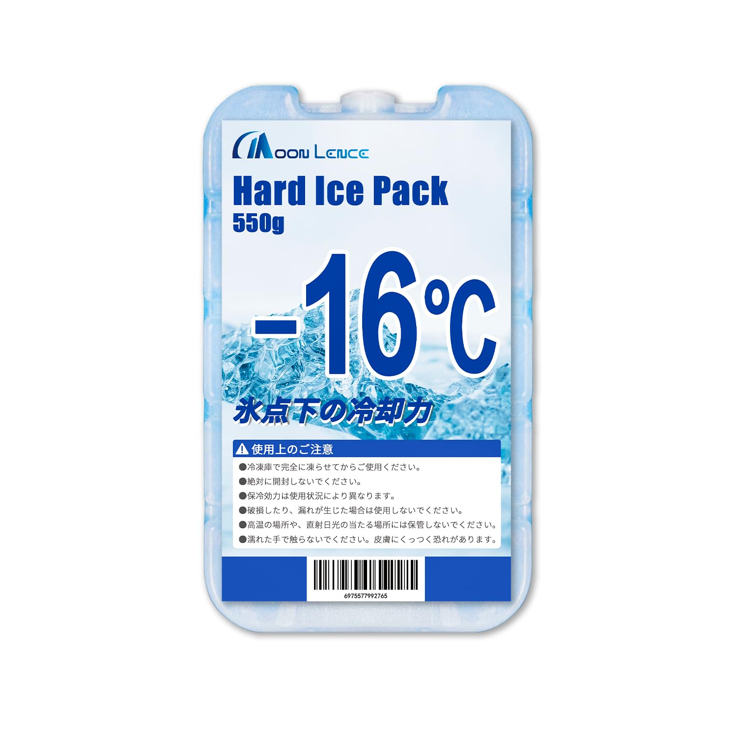 

MOON LENCE Ice 550g Pack, -16°C (Sub-Zero), Hard, Long-Lasting, синій