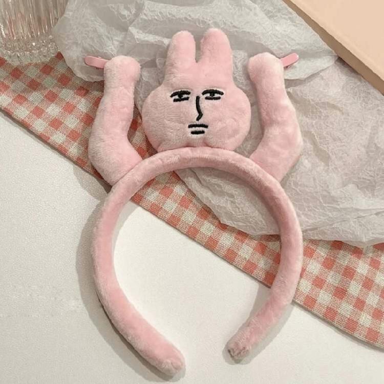 Bangs Clip Creative Hairband Funny Headband for Face Washing Makeup