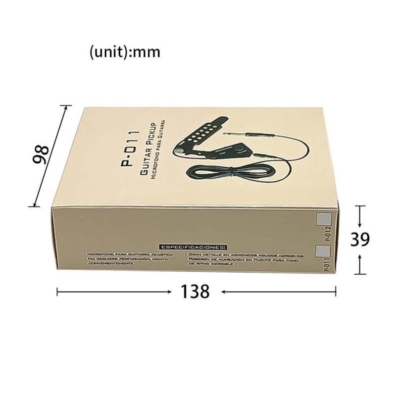 P-011 12 Sound Hole Guitar Pickup With Volume Tone Tuner Magnetic Pickup Transducer For Acoustic