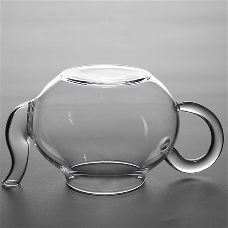 Japanese Handmade Mini Glass Teapot High Temperature Resistant Filter Tea Maker Flower Puer Tea Pot Kung Fu Tea Set