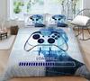 Player Bedding Microfiber Fabric Game Machine Printed Quilt Cover and Pillowcase Are Suitable for Home Decoration of Boys and Men's Game Lovers' Rooms