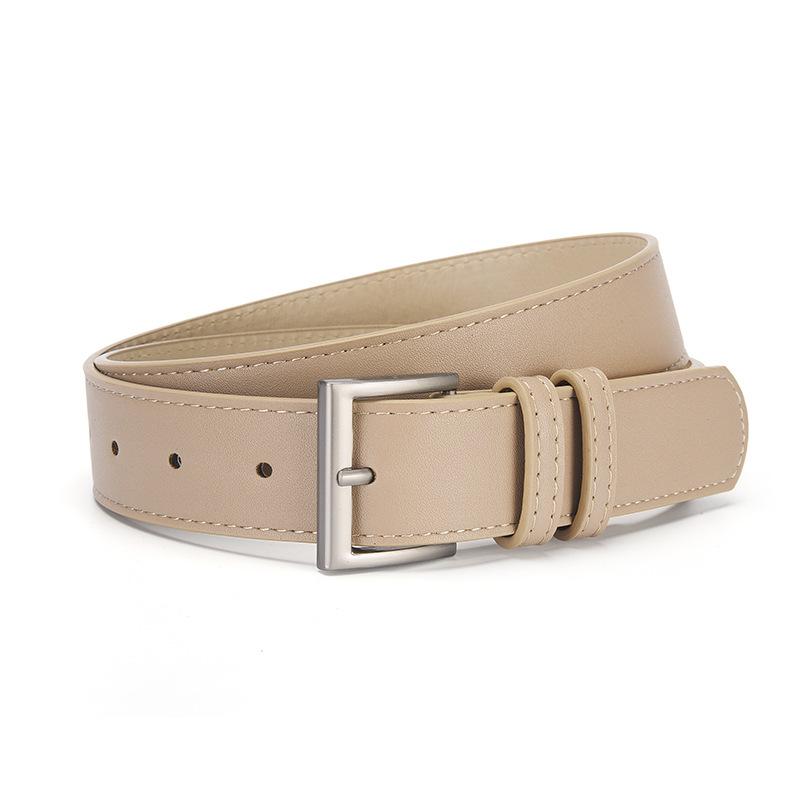 Neuer Damen-Gürtel aus PU-Leder mit Dornschließe - Stilvolles Accessoire für Freizeithosen, Mäntel, Jacken und Jeans