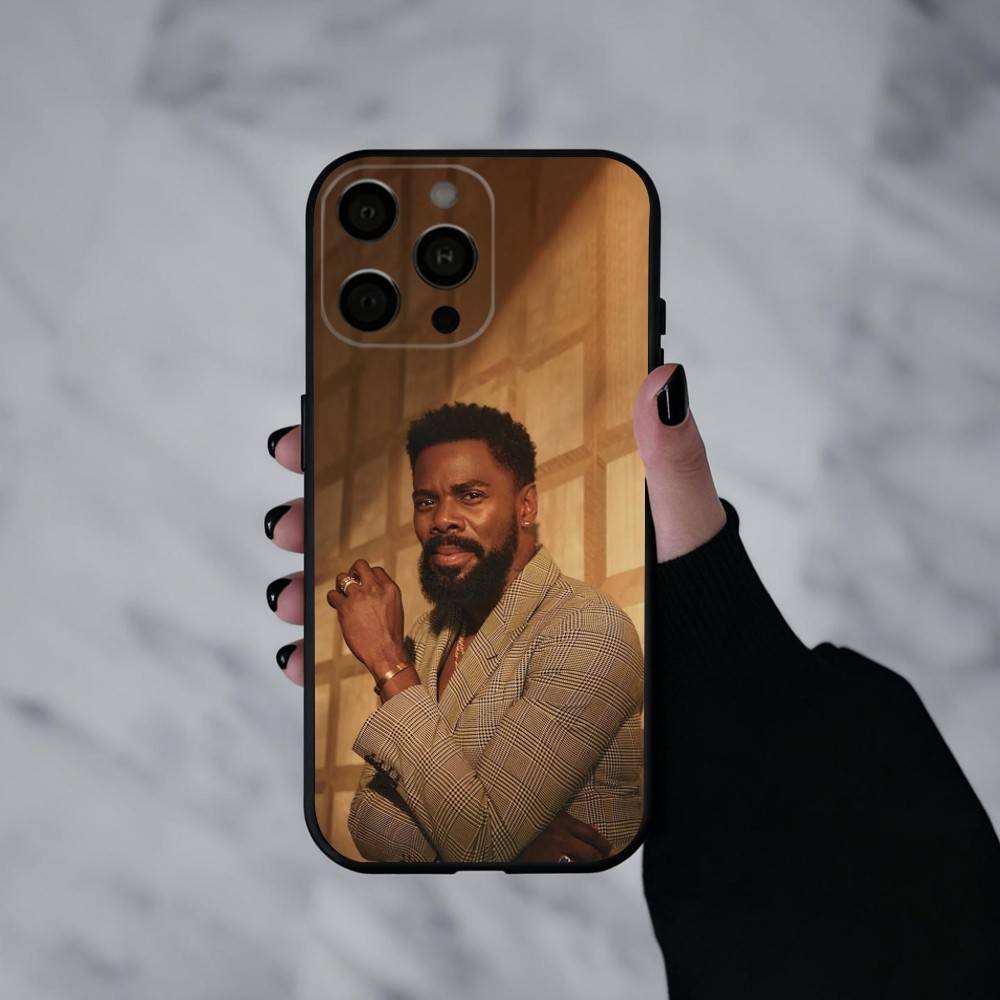 1PC Actor C-Colman D-Domingo  Phone Case For iPhone 17pro,16,15,14,13,12,11 Plus,Pro Max,XS,Soft Silicone Black Cover