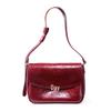 2025 New Fashion Exquisite Red Shoulder Baguette Bag - Small High-End Crossbody