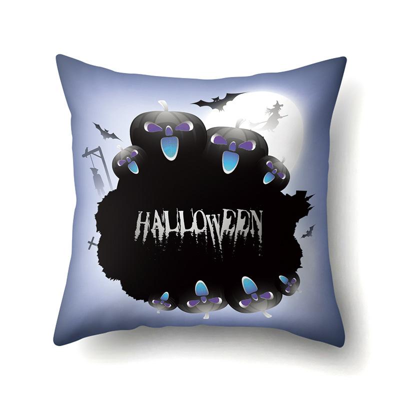 Halloween Pillowcase Car Waist Pillow Pumpkin Sofa Cushion Cover Office Home Living Room Pillowcase