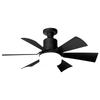 E27 Ceiling Fan Light with Lamp for Home Bedroom Dining Room Smart Quiet Compact Hanging Fan and Light