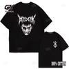 Japan Anime Berserk T-Shirt Guts Print Graphic Tee Men's 90s Short Sleeve Tops Manga Dark Fantasy Black Swordsman Style Clothes 2