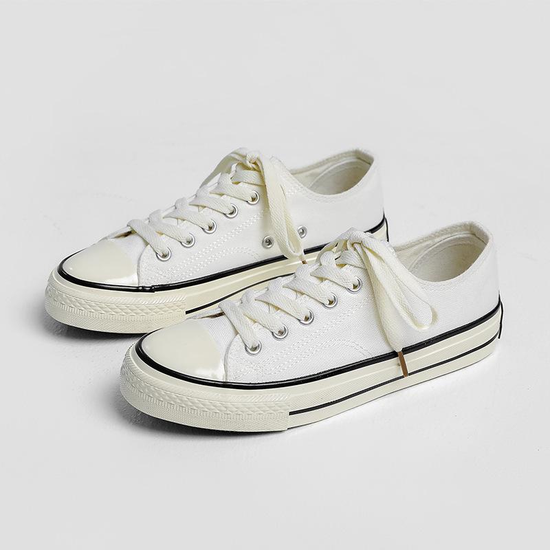 Spring Harajuku Versatile Student Classic Retro Board Shoes Korean Version Low-top Women's Canvas Shoes Male Couple