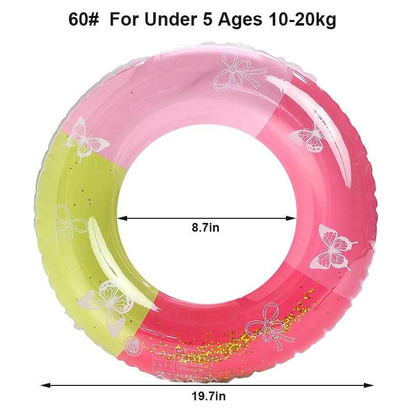 1 Pcs Inflatable Swimming Ring Pool Floats Accessory Adult Swim Tube Summer Water Toys