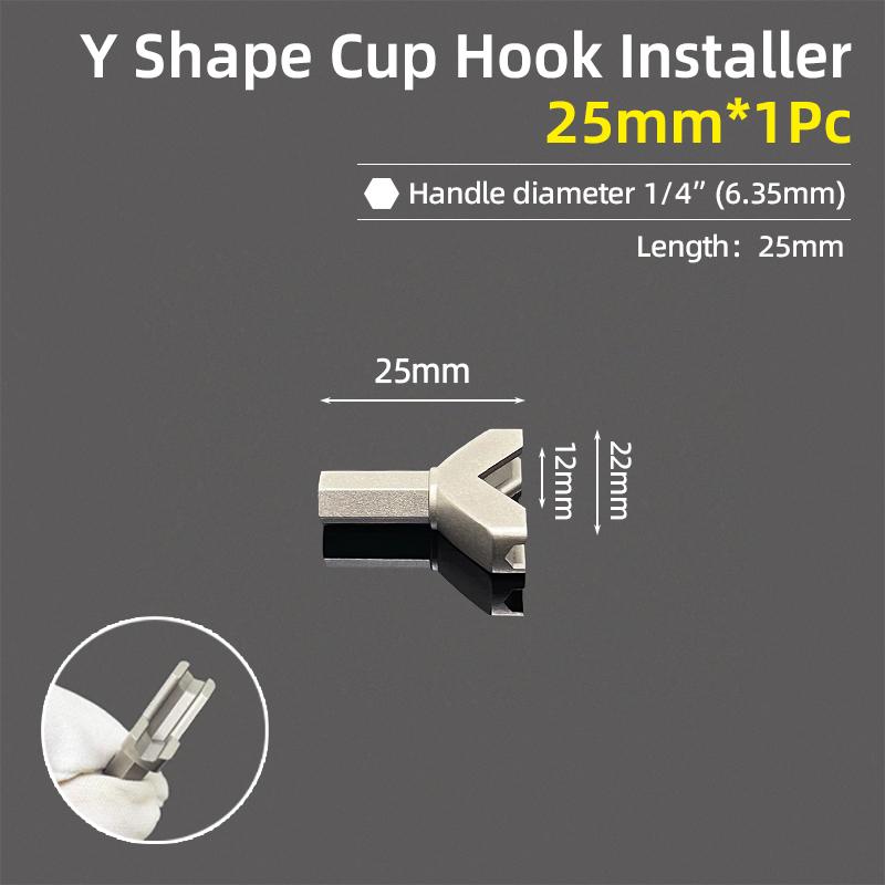 

Y-образный крючок для установки и снятия крючков, отвертка с шестигранной головкой 1/4 дюйма, отвертка с битами, съемник крючков, гайковерт с крыльчатой головкой 25 мм, ручные инструменты