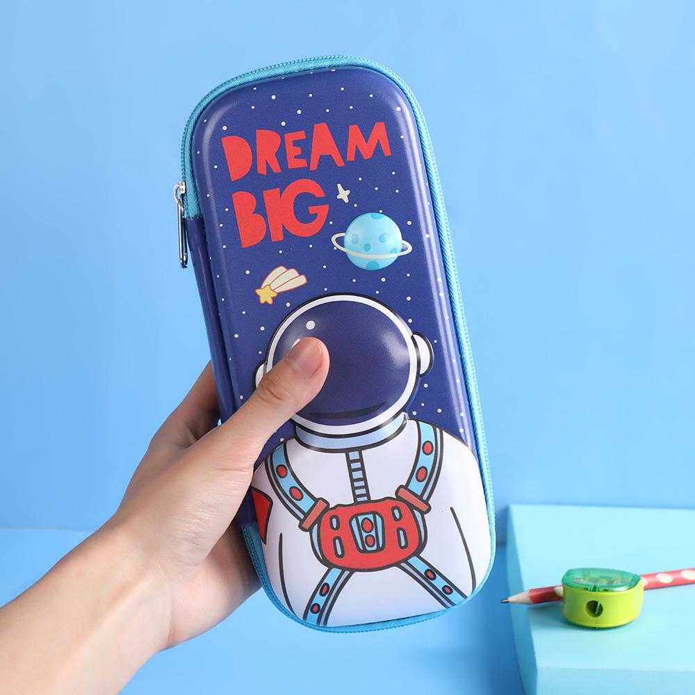3D Cartoon Pencil Case - Cute, Large Capacity Stationery Bag for Kids, Boys & Girls