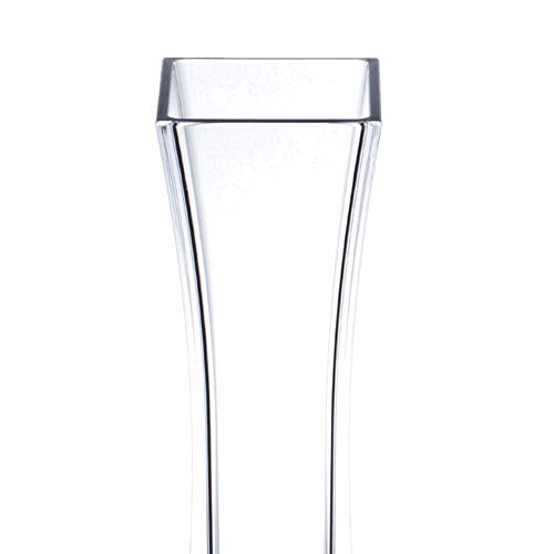 FOYER Unbreakable Vase, Stylish Polycarbonate, 19 Cm Tall, 6 Cm Wide, Small, Product Number 2300121