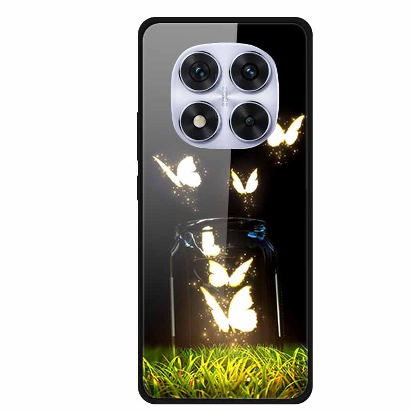 Hard Back Cover For Xiaomi Redmi Note 14 Pro 5G Case Soft Bumper Tempered Glass Case For Redmi Note 14 Pro 4G Case Note14 Pro