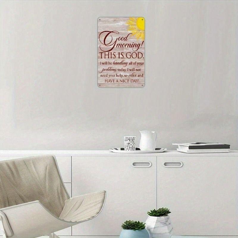 Vintage Metalen Blik Wandposter Bord 20x30cm