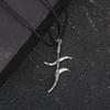 Melina Irregular Sword Black Knife Dagger Necklace Game Ring Spectral Steed Whistle Cosplay Props Unisex Jewelry Accessories