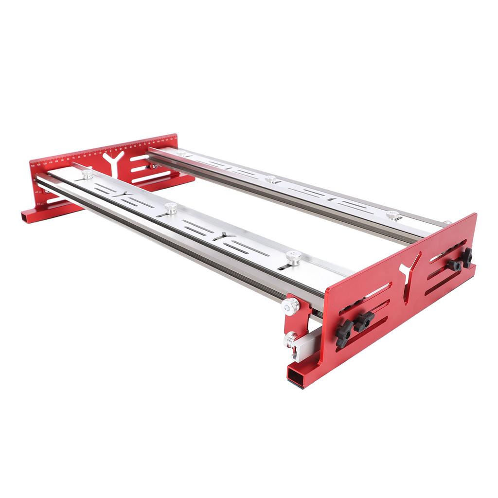 Woodworking Router Sliding Plate Aluminum Alloy Router Milling Groove Bracket for Flatten and Finish Plywood