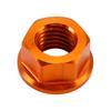 Rear Sprocket Nut Kit M10x1.5mm Orange For Aprilia RSV RSV4 1000R Factory 04-16