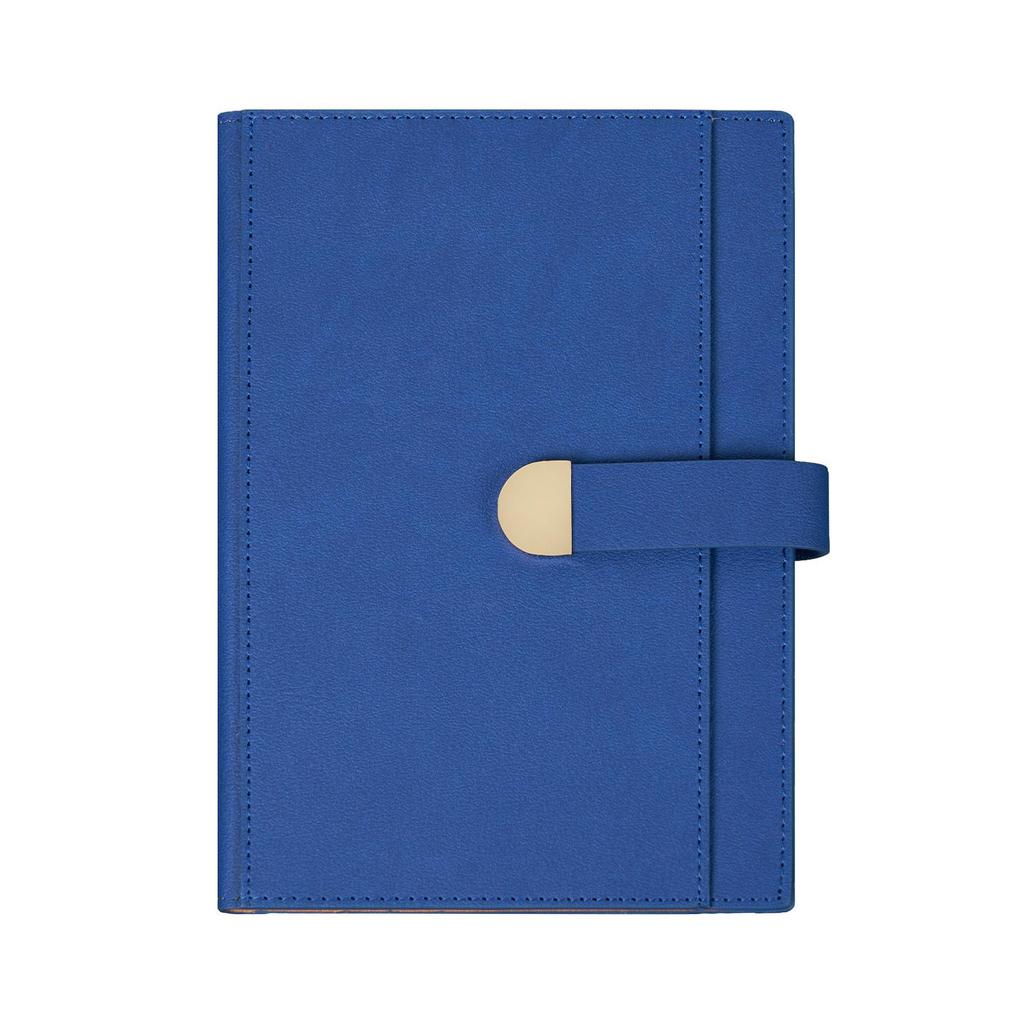 Buckle-Closure Imitation Leather Business Notebook with Logo Printing