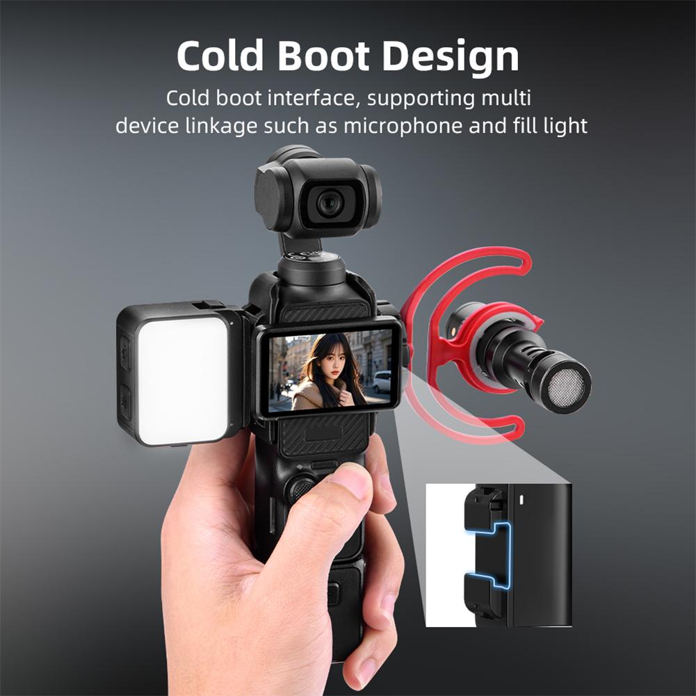 1/2Pcs Magnetic Fill Light Rechargeable LED Video Light Photography Lighting Camera Accessories for DJI Osmo Pocket 3