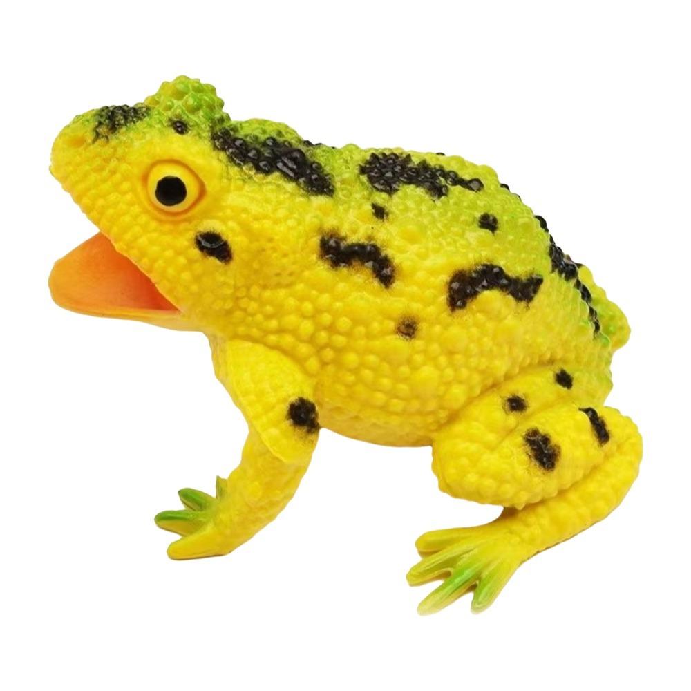 Realistic Texture Simulation Frog Toy Lifelike Appearance Toad Figurine Animal Collections