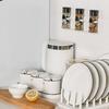 1/2Pcs Kitchen Storage Rack Seasoning Jar Storage Rack Simple Bottle Clip Wall Mount Spice Bottle Stand 5 Hole Ingredient Holder