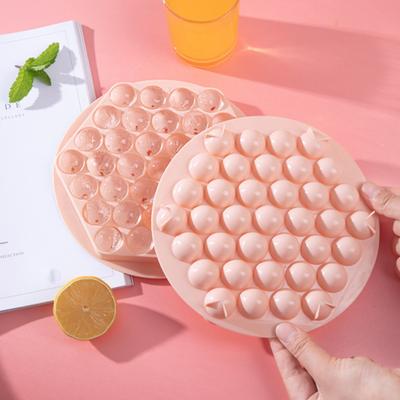 DIY Dondurma Kalıp Renkli Yuvarlak Buz Kalıp Buz Küpü Tepsi Mutfak Plastik Buz Hokeyi Kalıp Gıda Sınıfı Buz Küpü Yapımcıları