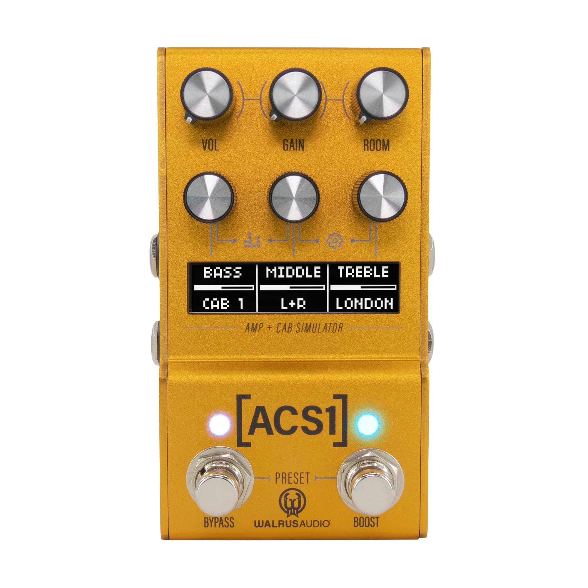 

WARLUS AUDIO Mako Series ACS1 Amp Cab Simulator Симулятор підсилювача MIDI MKII + WAL-MAKO/ACS1MK2