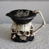 Halloween Candle Holder Gothic Skeleton Palm Skull Decor Mini Candlestick Holder Resin Tealight Holder for Home Decor Supplies