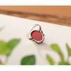 Adjustable Vintage Blood Amber Resin Ring With Wheat Motif Minimalist Boho Statement Jewelry Women Men
