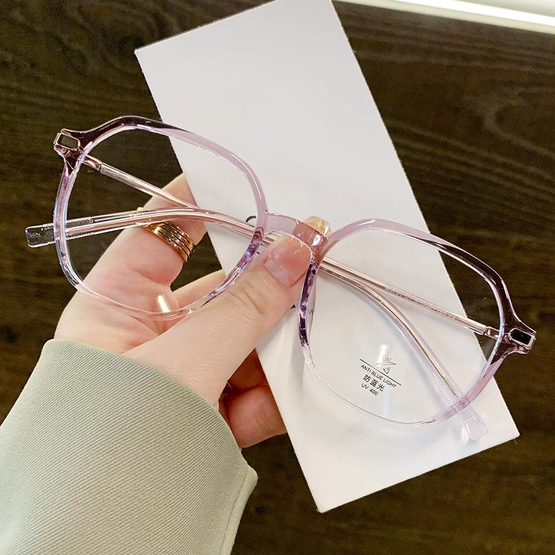 Side Glitter Tr90 Glasses Frame Anti-Blue Light Frame Plain Eyes M3701