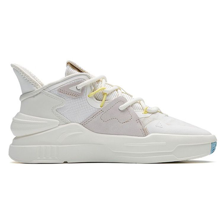 Anta Badass 4.0 Non-Slip Shock Absorption Low-Top Sneakers Women Sneakers White Orange 122238080-10