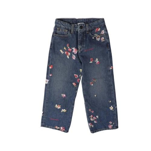 Palm Angels Childrens/Kids Floral Jeans