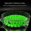 900PCS Oval Green Plastic Luminous Fishing Beads Glowing Sink Beads For Treble-Hook Fishing Rigs Fishing Lures Tackle