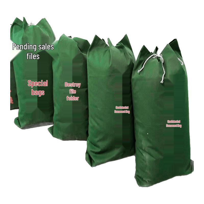 Durable Canvas Document & Newspaper Disposal Bag