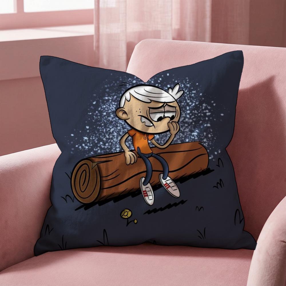 Potah na polštář L-Loud House Víceúčelový potah na polštář pro domácnost a auto - Oboustranný, měkký a odolný pro každodenní použití