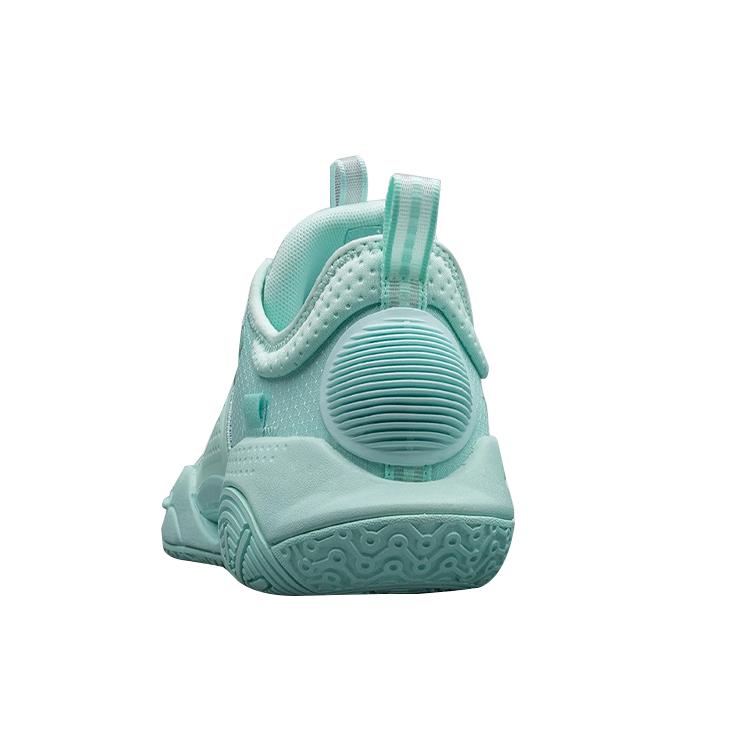 Li Ning All City 9 V1.5 Basketball Shoes Men's Low Top Water Wave Green ABAR077-11