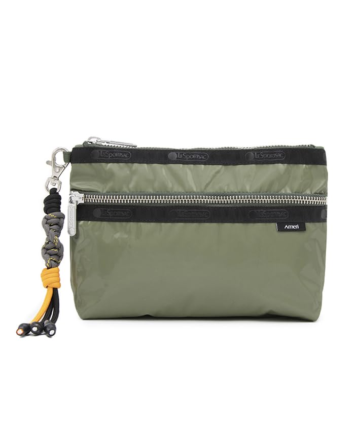 

Косметичка COSMETIC CLUTCH Khaki Shine Ameri [LeSportsac] [Официальный] С ХРОМ/1614