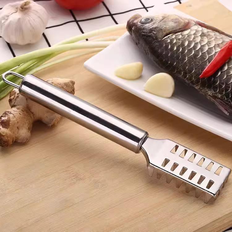 Stainless Steel Dual-Use Fish Scaler & Gill Remover
