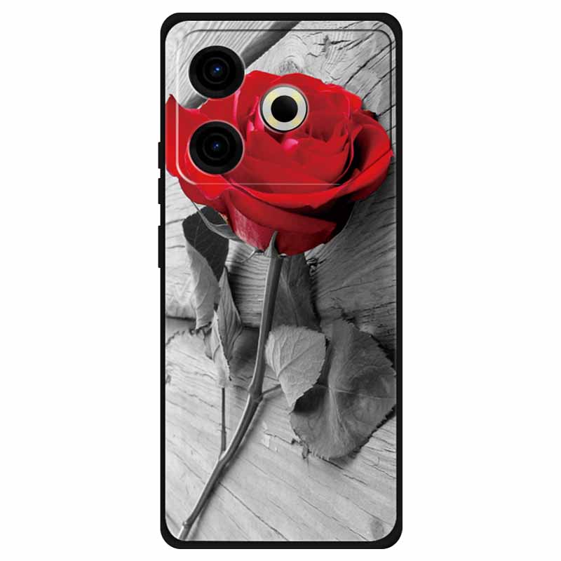 For Tecno Pova 6 Neo Case Silicone Soft Flower Space Fashion Cover For Tecno Phantom X2 Pro Cases Landscape Paint Covers Cute