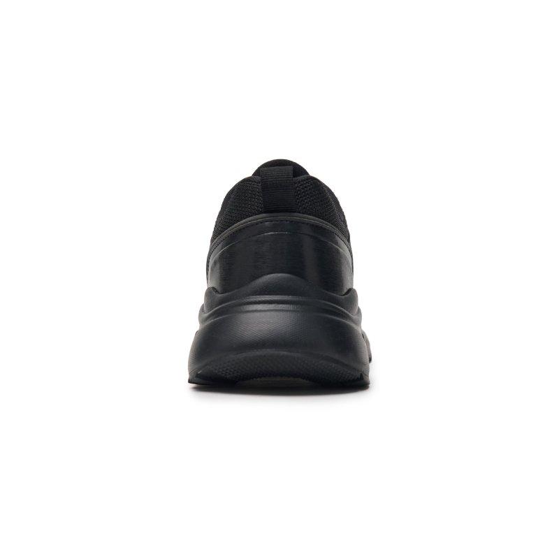 MLB Chunky Runner Fastball Cushioned Slip-Resistant Low-Top Casual Shoes Unisex Black Sneakers 3ARNFSB4N-07BKS