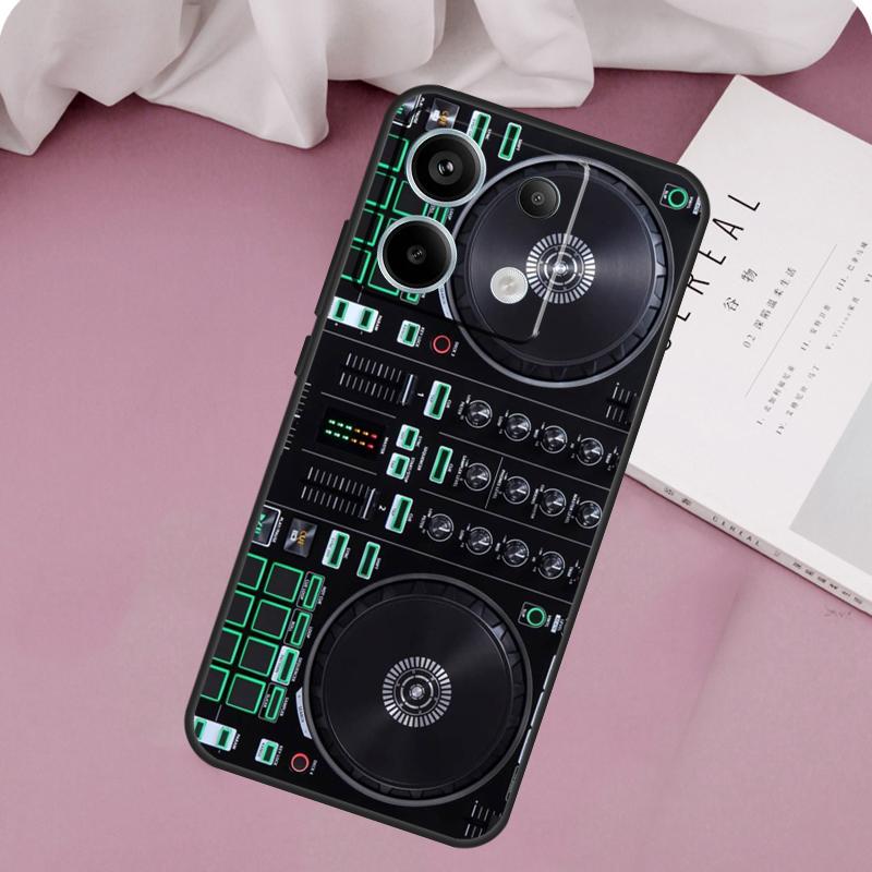 DJ Mixer Deck Controller Case For Xiaomi Redmi Note 12 11 9 10 13 Pro Plus 12S 11S 10S 9S Redmi 13C 9C 10C 12C Cover