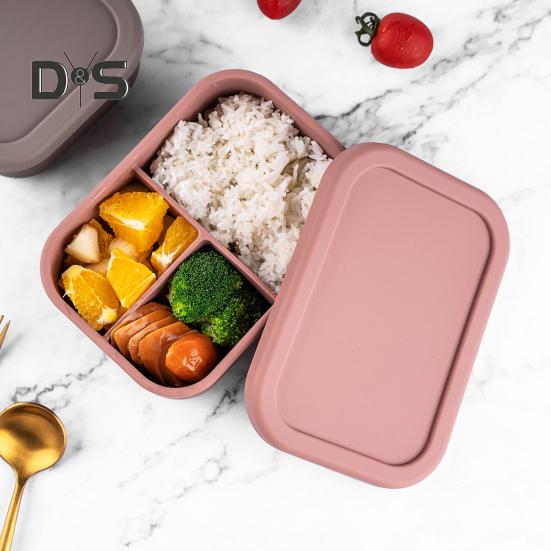 Bento Box Easy To Carry Not Easily Deformed Food Grade Single Layer Multifunctional Lunch Container for Camping