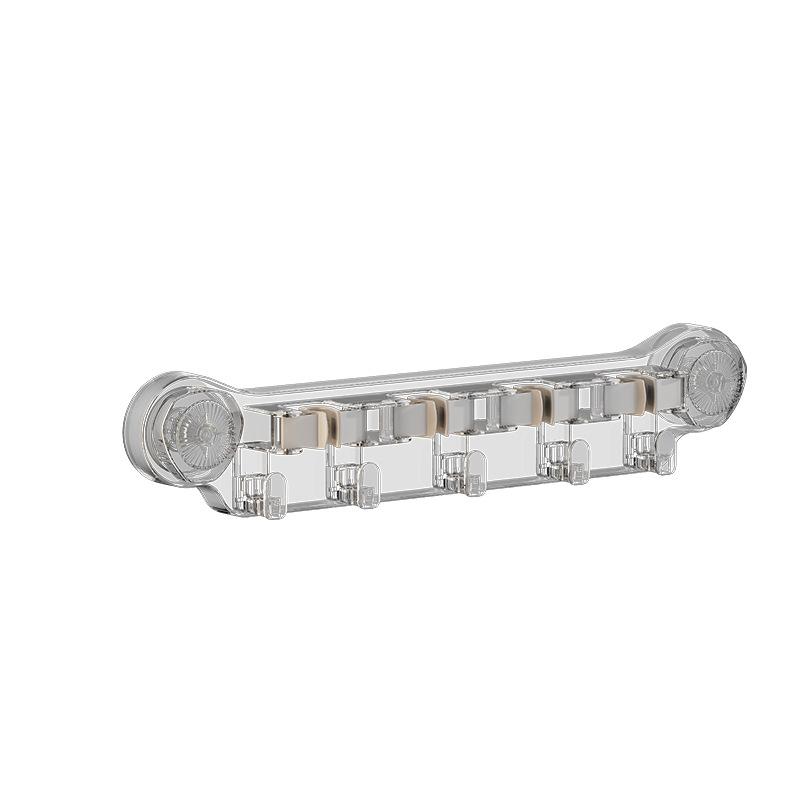 Bathroom, Toilet, Kitchen Storage, Even Row of Mop Clips, No Punching, Movable Vacuum Adsorption Hooks, Wholesale by Manufacturers
