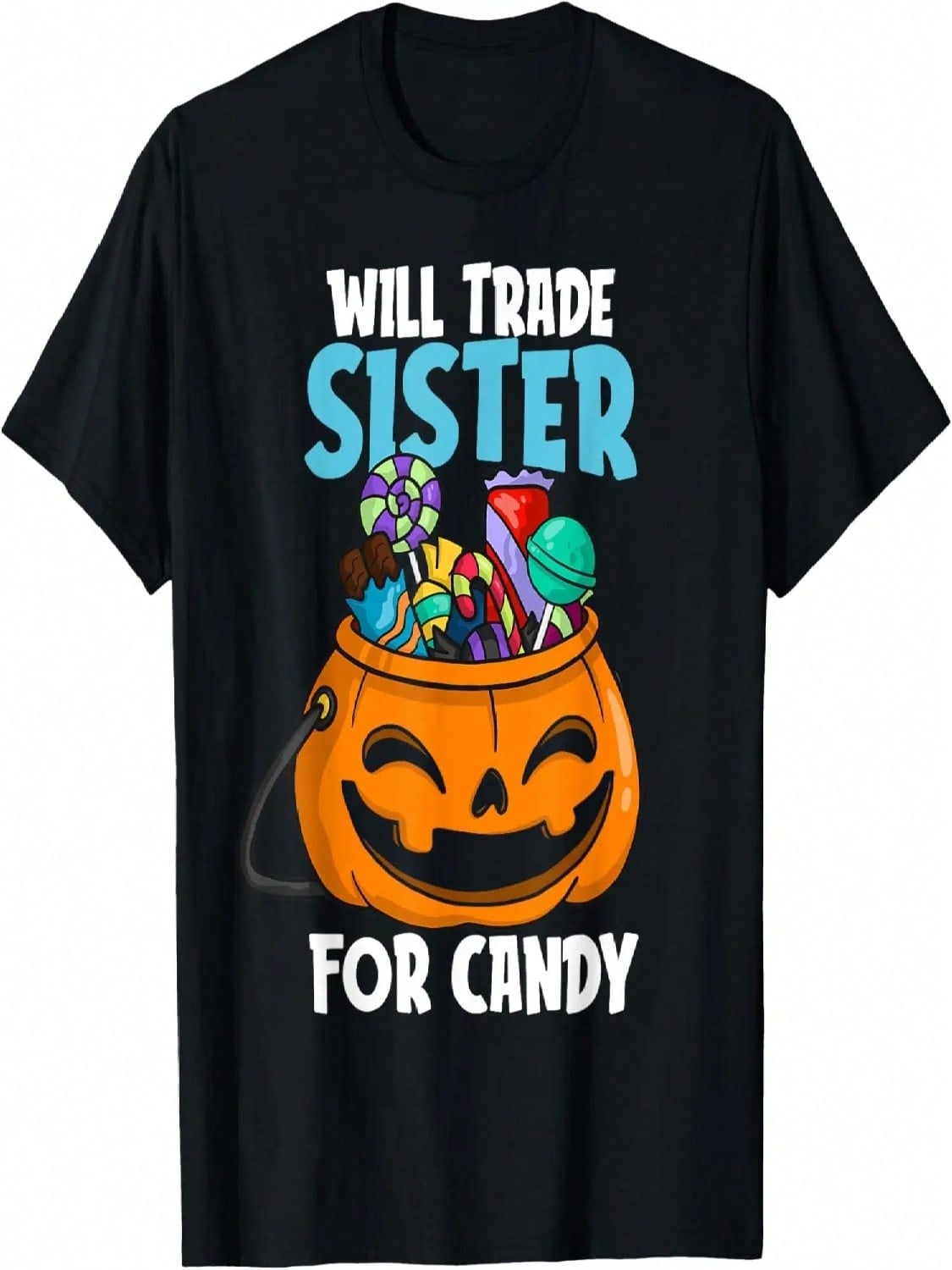 Will Trade Sister For Candy Matching Halloween Brother Boys T-Shirt S разноцветный