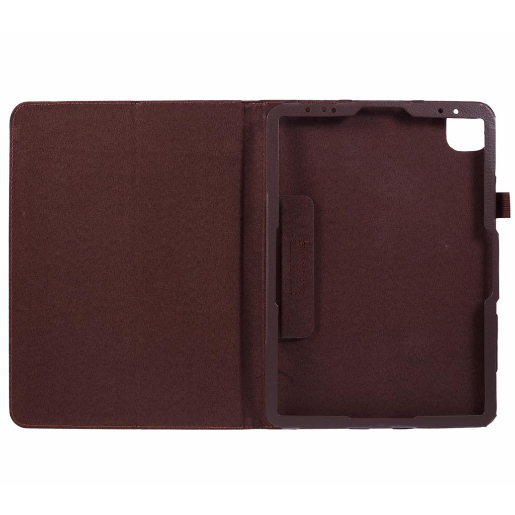 For iPad Air 13 (2025)/(2024) Case Bi-Fold Stand PU Leather Litchi Texture Tablet Cover