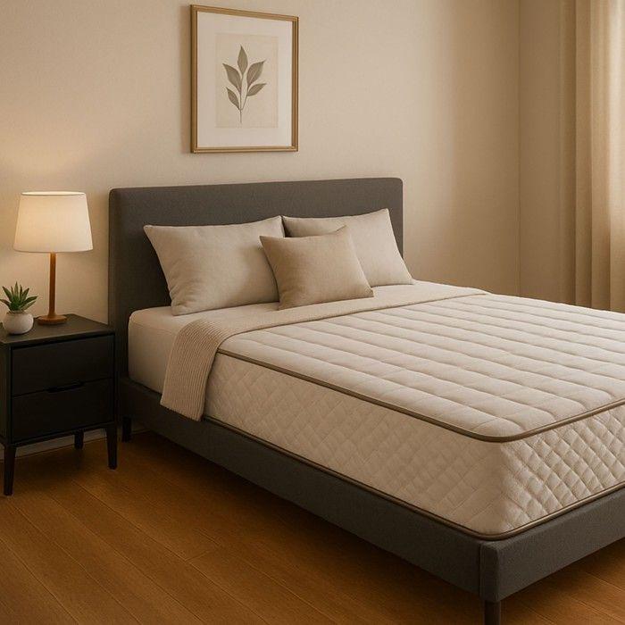 Matelas 160x200 Hauteur 23 cm Mousse Haute Résilience Très Ferme avec Oreiller Mémoire de Forme - MATELAS DOUCE NUIT