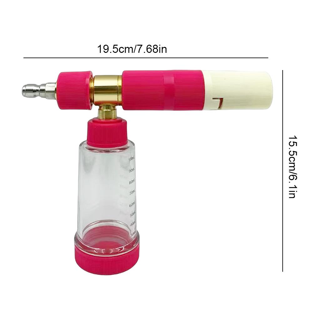 100/35ml Foam Lance Snow Sprayer Pot High Pressure Car Washer Gun Soap Foamer Wash Watering Sprinkler for Car Home Cleaning Tool
