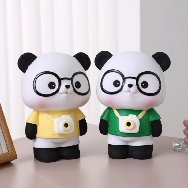 Convenient Coin Collector Animal Shaped Money Saving Jar Panda Piggy Banks Decor